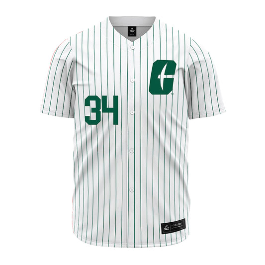 UNC Charlotte - NCAA Baseball : Chayse Oxborrow - White Jersey-0