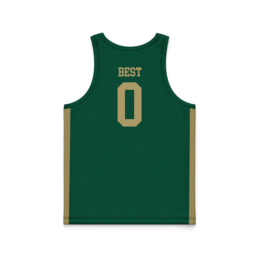 UNC Charlotte - NCAA Women's Basketball : Zoe Best - Green Basketball Jersey-1