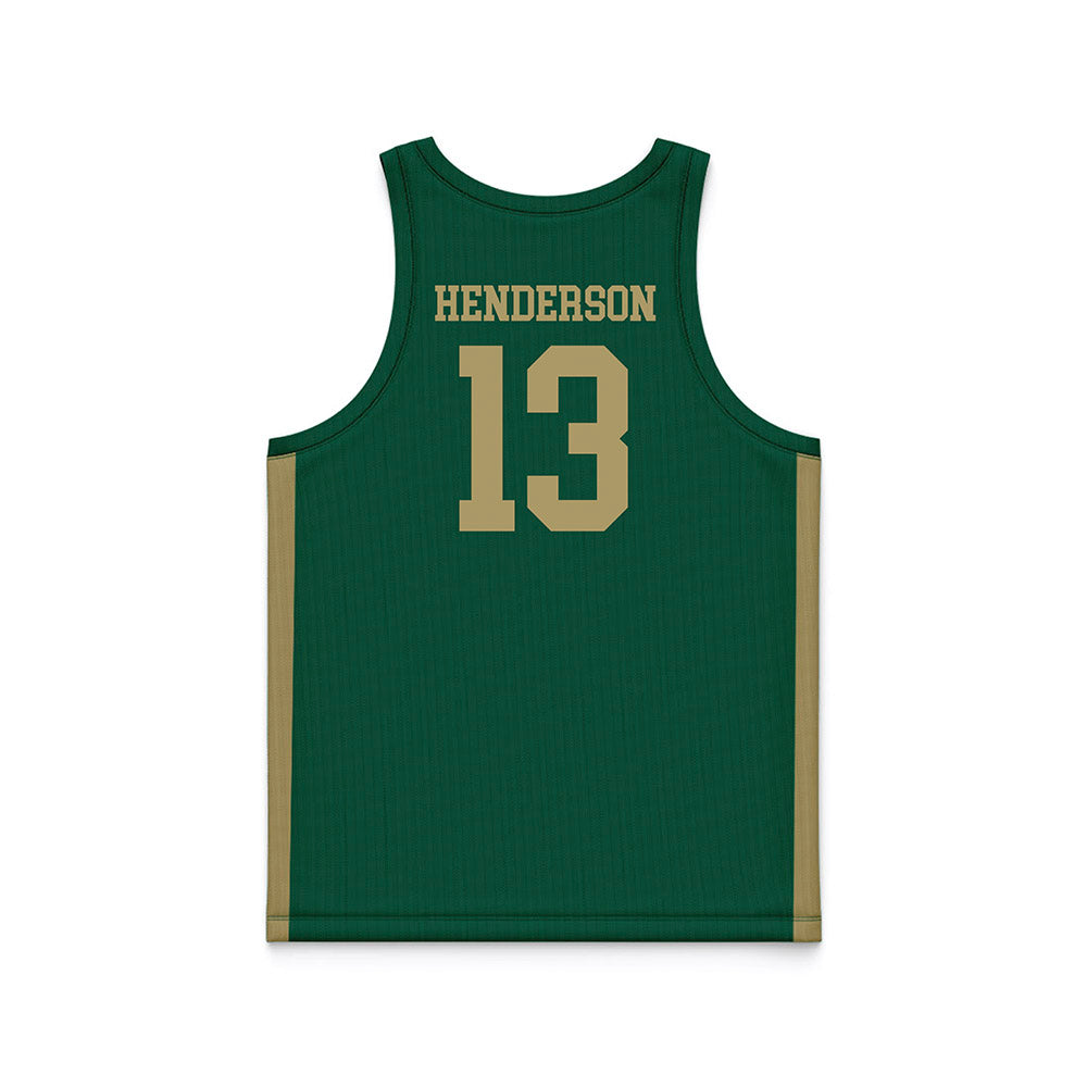 UNC Charlotte - NCAA Women's Basketball : Lucy Henderson - Green Basketball Jersey-1