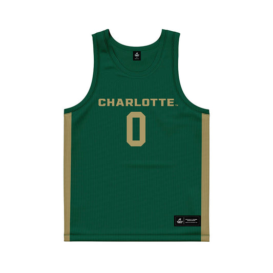 UNC Charlotte - NCAA Women's Basketball : Zoe Best - Green Basketball Jersey-0