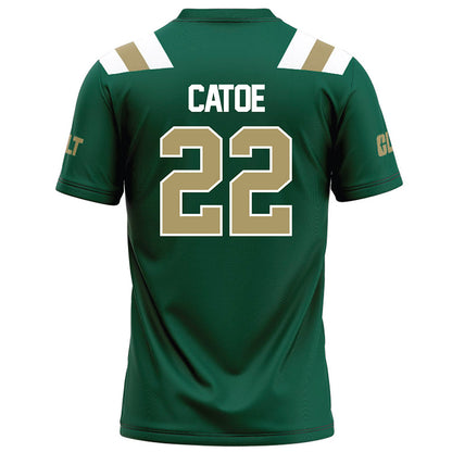 UNC Charlotte - NCAA Football : Kaden Catoe - Green Football Jersey-1