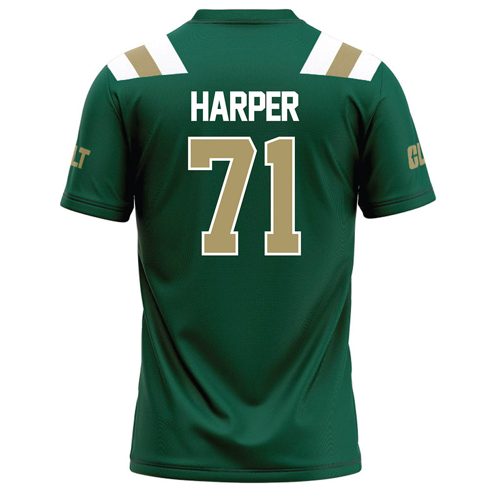 UNC Charlotte - NCAA Football : Amar Harper - Green Football Jersey-1