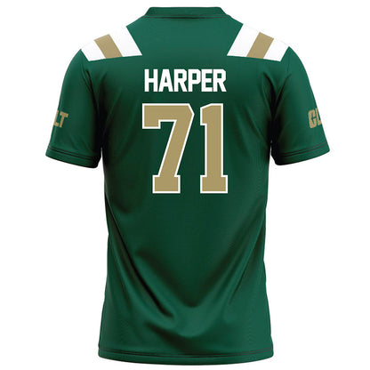 UNC Charlotte - NCAA Football : Amar Harper - Green Football Jersey-1