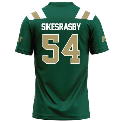 UNC Charlotte - NCAA Football : Isaac Sikes-Rasby - Green Football Jersey-1