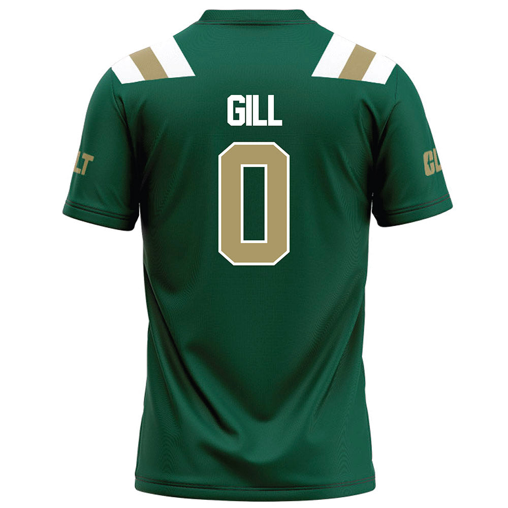 UNC Charlotte - NCAA Football : Collin Gill - Green Football Jersey-1