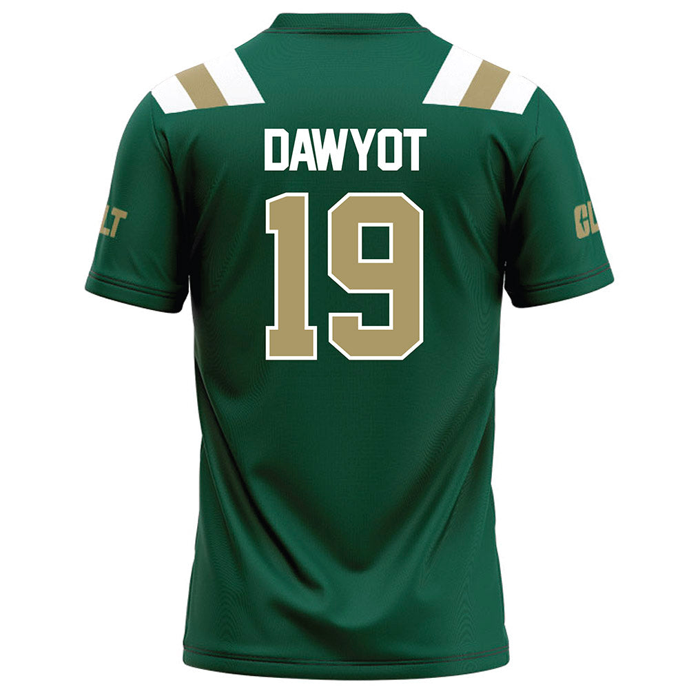 UNC Charlotte - NCAA Football : Brody Dawyot - Green Football Jersey-1
