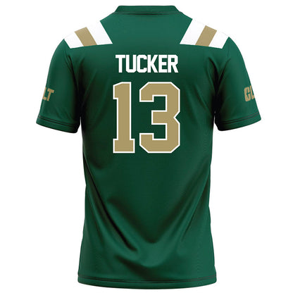 UNC Charlotte - NCAA Football : Caleb Tucker - Green Football Jersey-1