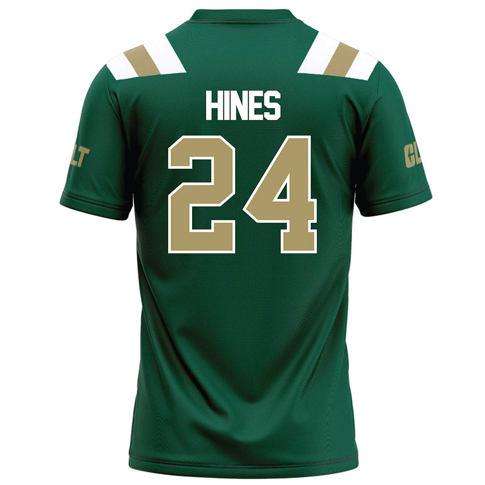 UNC Charlotte - NCAA Football : Josh Hines - Green Football Jersey-1