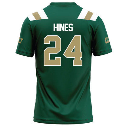 UNC Charlotte - NCAA Football : Josh Hines - Green Football Jersey-1