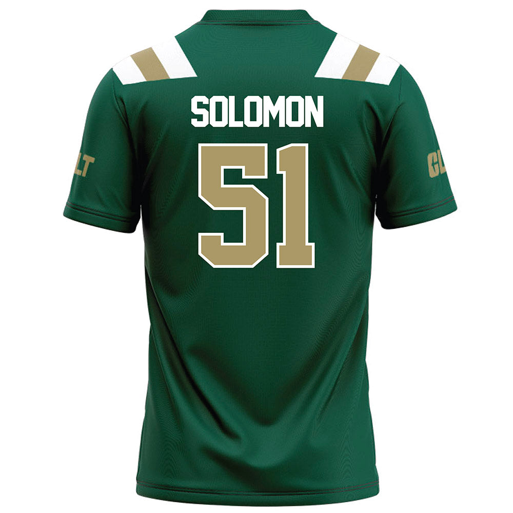 UNC Charlotte - NCAA Football : Jamarrion Solomon - Green Football Jersey-1