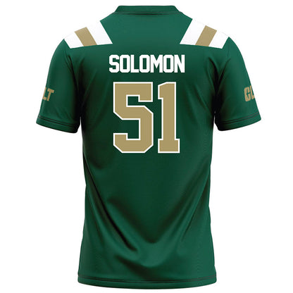 UNC Charlotte - NCAA Football : Jamarrion Solomon - Green Football Jersey-1