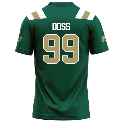 UNC Charlotte - NCAA Football : Jaylen Doss - Green Football Jersey-1