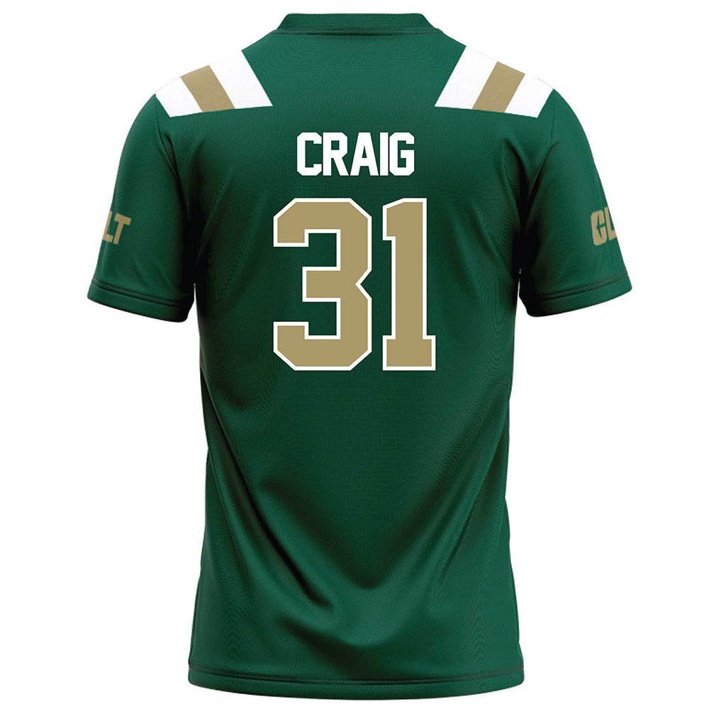 UNC Charlotte - NCAA Football : Tyson Craig - Green Football Jersey-1