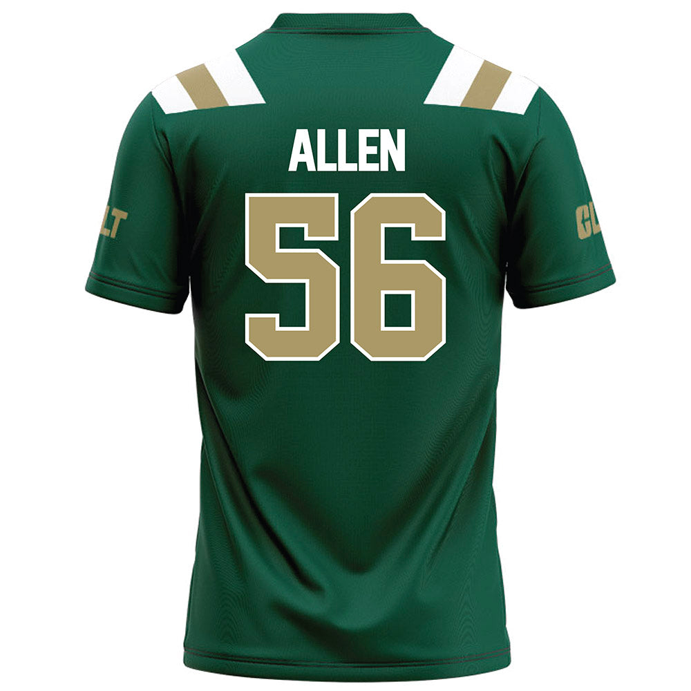 UNC Charlotte - NCAA Football : Jake Allen - Green Football Jersey-1