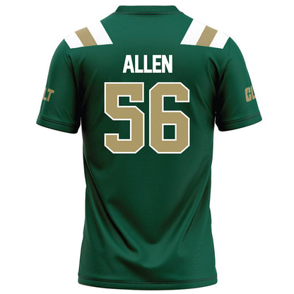 UNC Charlotte - NCAA Football : Jake Allen - Green Football Jersey-1