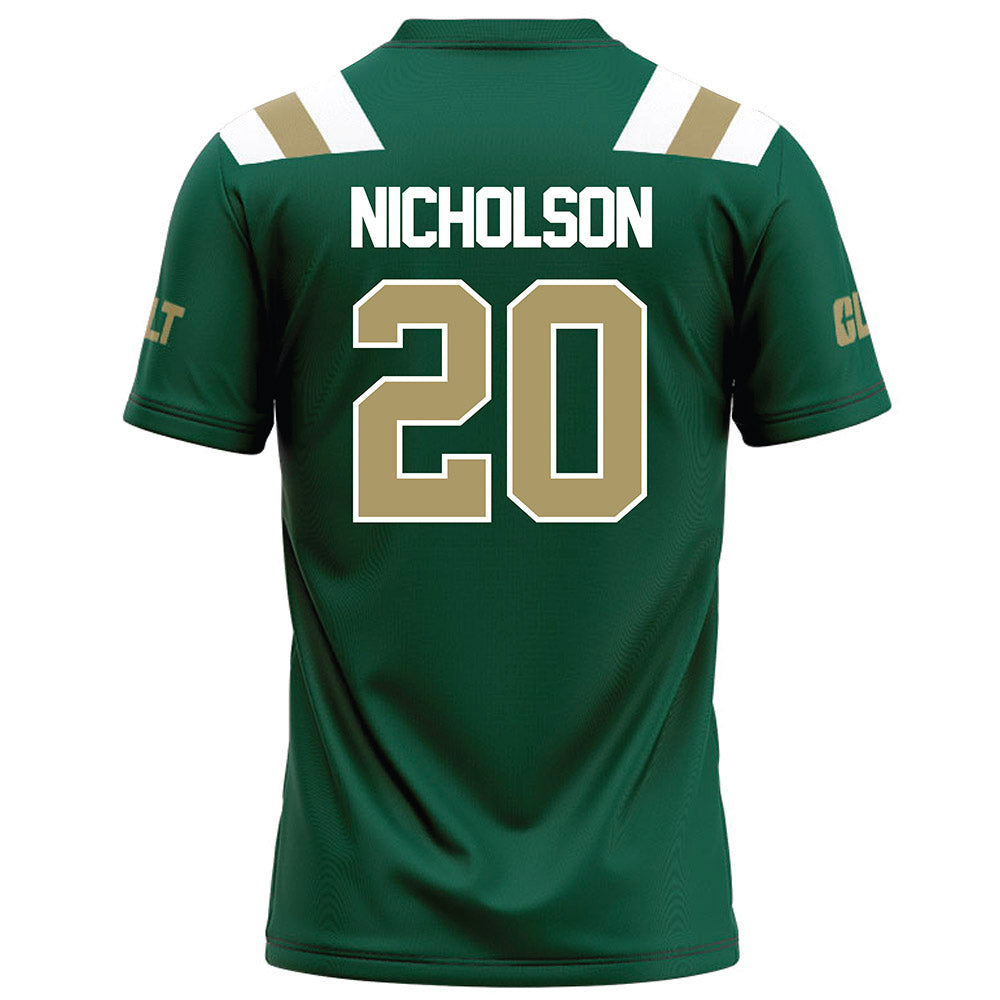 UNC Charlotte - NCAA Football : Donte Nicholson - Green Football Jersey-1