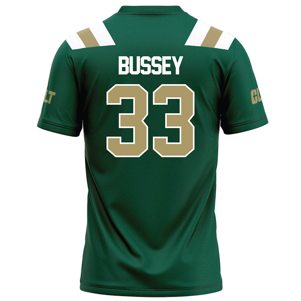 UNC Charlotte - NCAA Football : Colin Bussey - Green Football Jersey-1