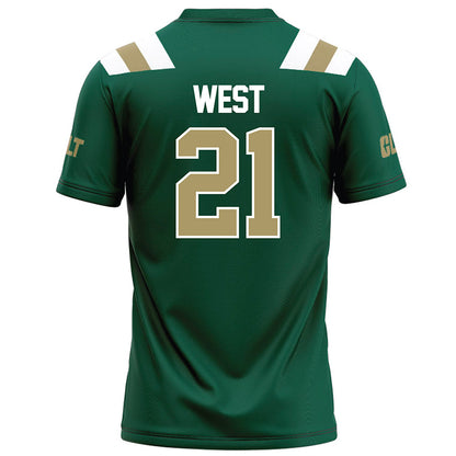 UNC Charlotte - NCAA Football : Maddox West - Green Football Jersey-1