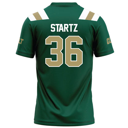 UNC Charlotte - NCAA Football : Parker Startz - Green Football Jersey-1