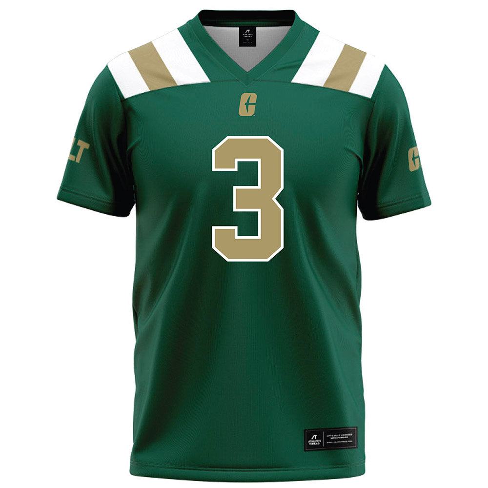 UNC Charlotte - NCAA Football : Logan Mauldin - Green Football Jersey-0