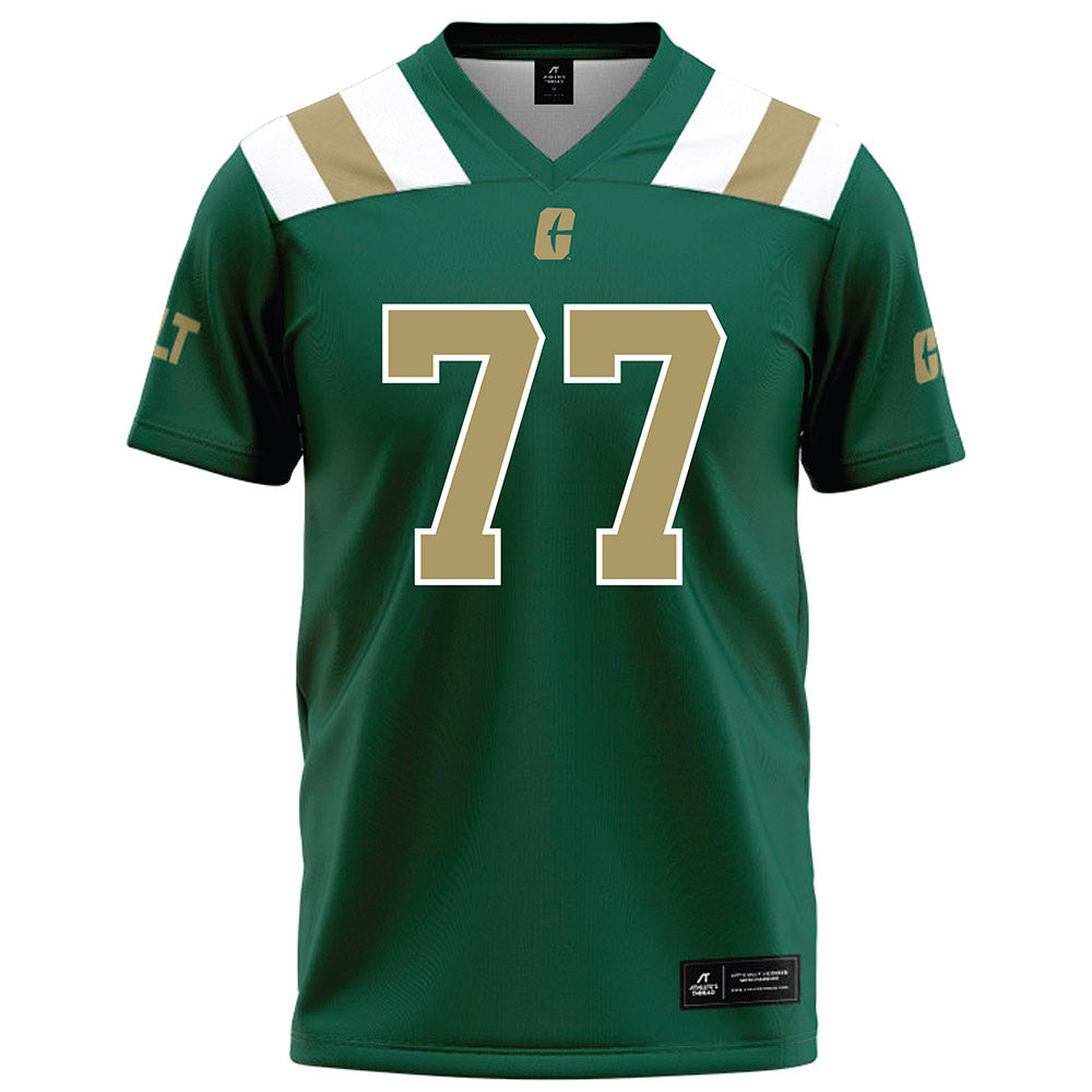 UNC Charlotte - NCAA Football : Lewis Price-Law - Green Football Jersey-0