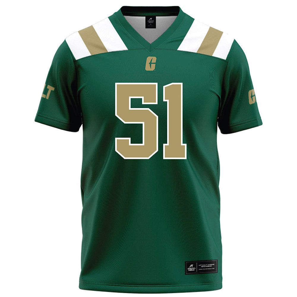 UNC Charlotte - NCAA Football : Jamarrion Solomon - Green Football Jersey-0