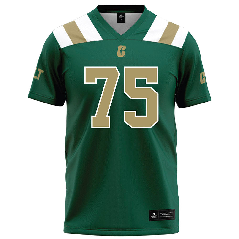 UNC Charlotte - NCAA Football : Kristos Fernandez - Green Football Jersey-0