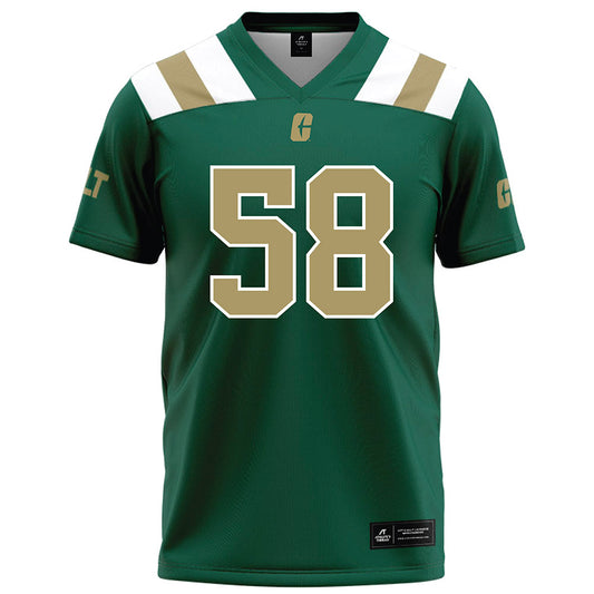 UNC Charlotte - NCAA Football : Mason McGill - Green Football Jersey-0