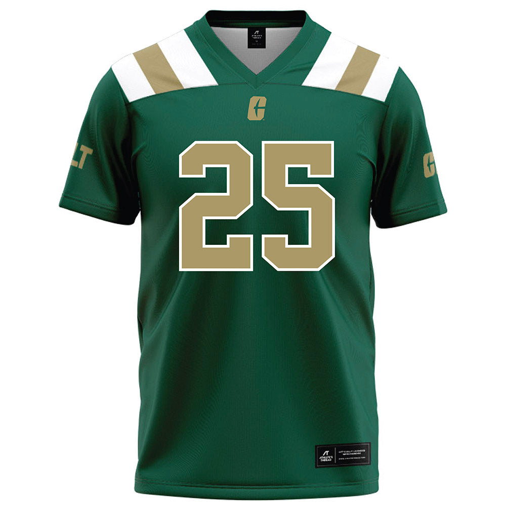 UNC Charlotte - NCAA Football : Gray Patterson - Green Football Jersey-0