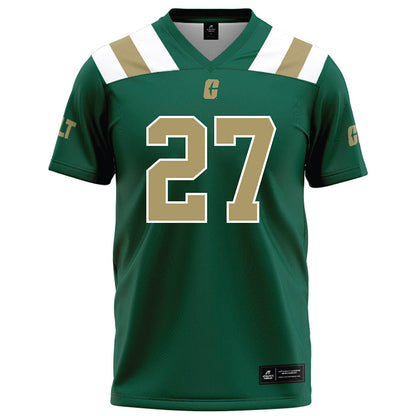 UNC Charlotte - NCAA Football : Malachi Drayton - Green Football Jersey-0