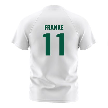 UNC Charlotte - NCAA Men's Soccer : Robert Franke - White Soccer Jersey-1