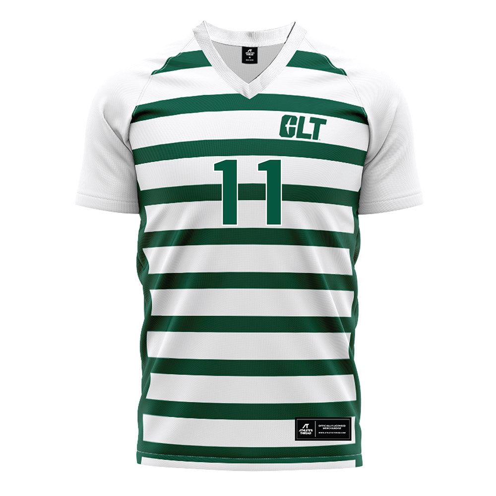 UNC Charlotte - NCAA Men's Soccer : Robert Franke - White Soccer Jersey-0