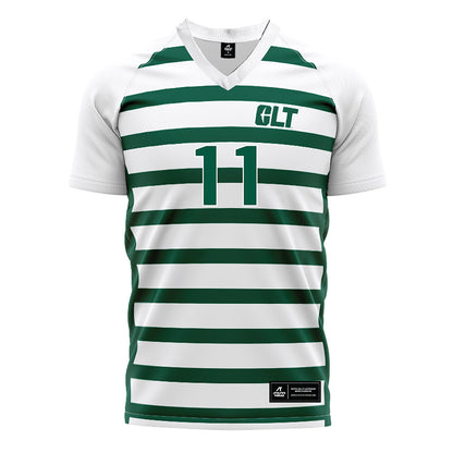 UNC Charlotte - NCAA Men's Soccer : Robert Franke - White Soccer Jersey-0