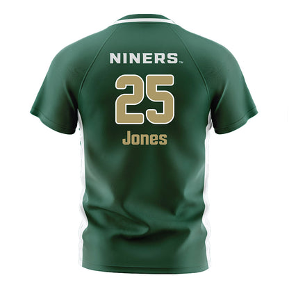 UNC Charlotte - NCAA Women's Soccer : Millie Jones - Green Soccer Jersey-1