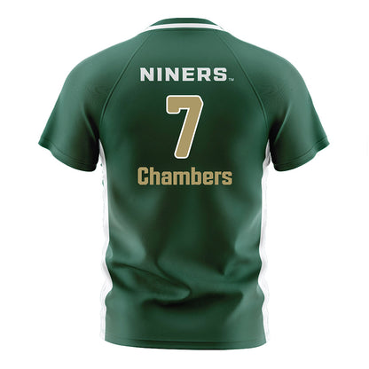 UNC Charlotte - NCAA Women's Soccer : Cam Chambers - Green Soccer Jersey-1