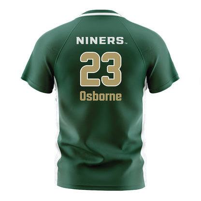 UNC Charlotte - NCAA Women's Soccer : Kyla Osborne - Green Soccer Jersey-1