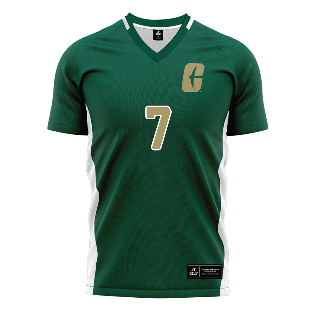 UNC Charlotte - NCAA Women's Soccer : Cam Chambers - Green Soccer Jersey-0