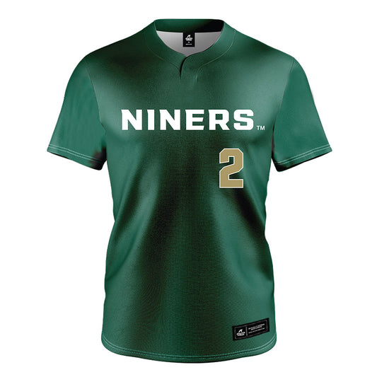 UNC Charlotte - NCAA Softball : Emma Tisdale - Green Jersey-0