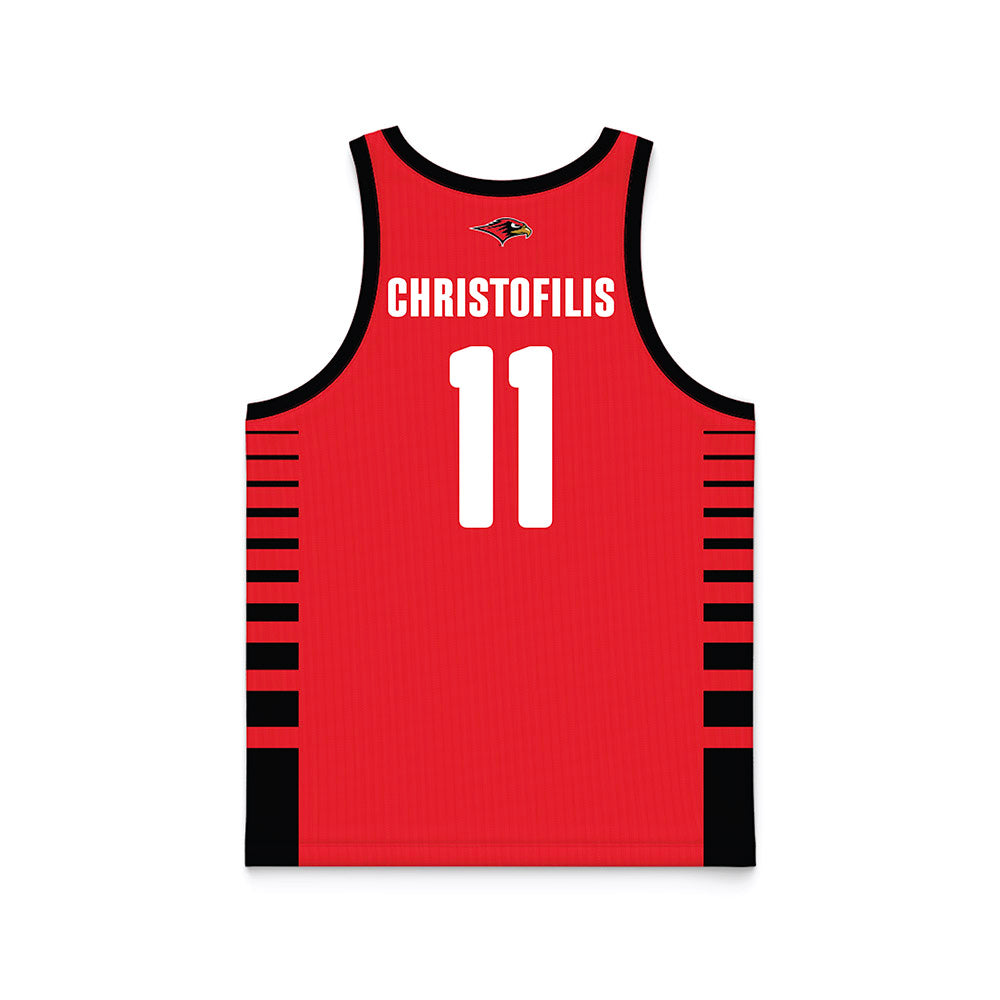 Seattle - NCAA Men's Basketball : John Christofilis - Basketball Jersey Red