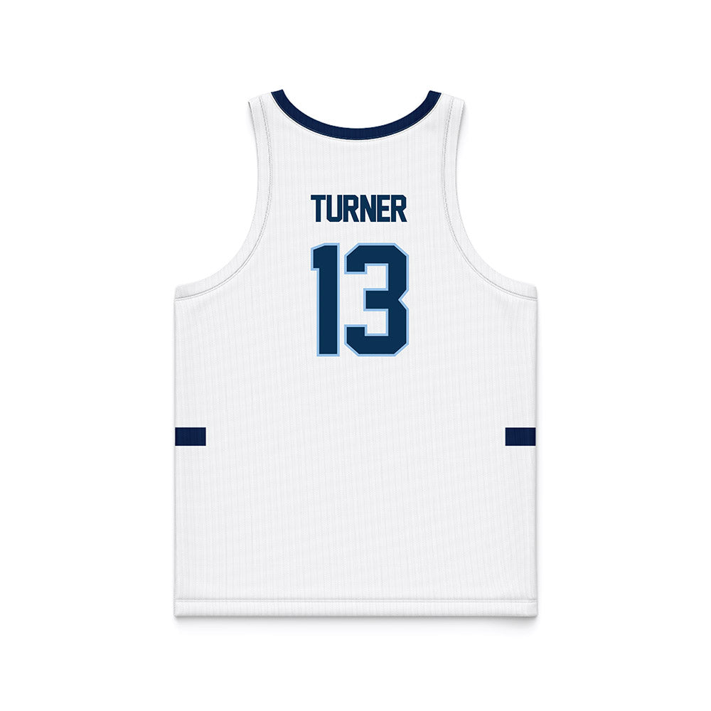 Old Dominion - NCAA Men's Basketball : Jared Turner - White Basketball Jersey-1