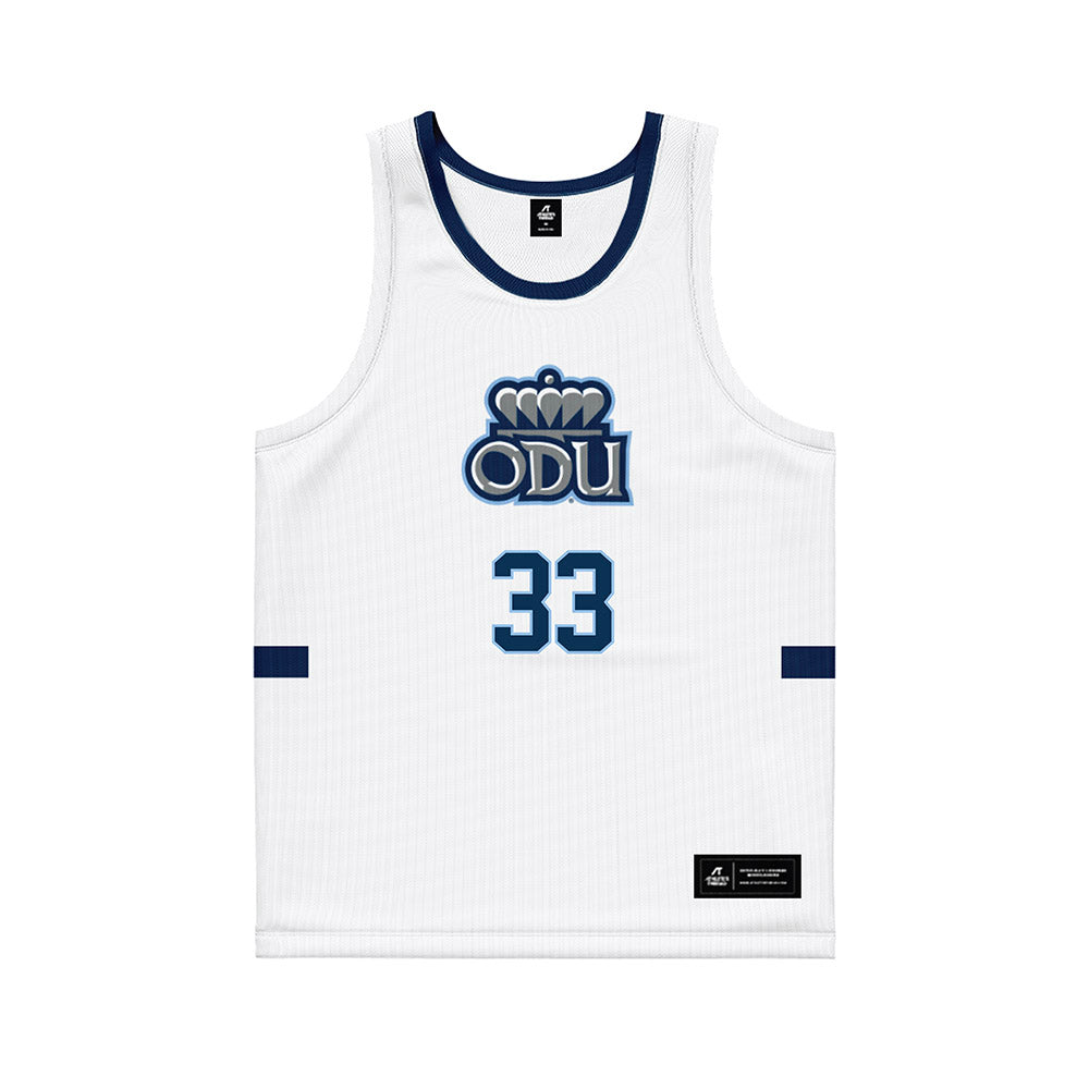Old Dominion - NCAA Men's Basketball : William Hodge - White Basketball Jersey-0