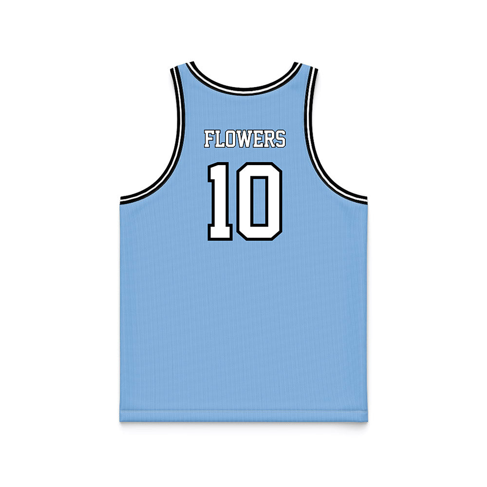Old Dominion - NCAA Men's Basketball : Elijah Flowers - Blue Basketball Jersey-1