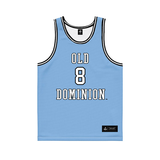 Old Dominion - NCAA Men's Basketball : Zamoku Weluche-ume - Blue Basketball Jersey-0