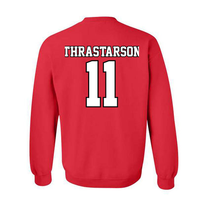 Seattle - NCAA Men's Basketball : Tomas Thrastarson - Classic Shersey Crewneck Sweatshirt-1