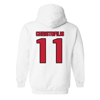 Seattle - NCAA Men's Basketball : John Christofilis - Hooded Sweatshirt Classic Shersey