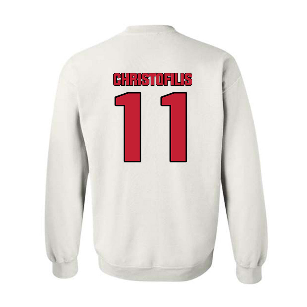 Seattle - NCAA Men's Basketball : John Christofilis - Crewneck Sweatshirt Classic Shersey
