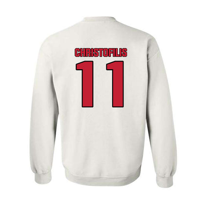 Seattle - NCAA Men's Basketball : John Christofilis - Crewneck Sweatshirt Classic Shersey