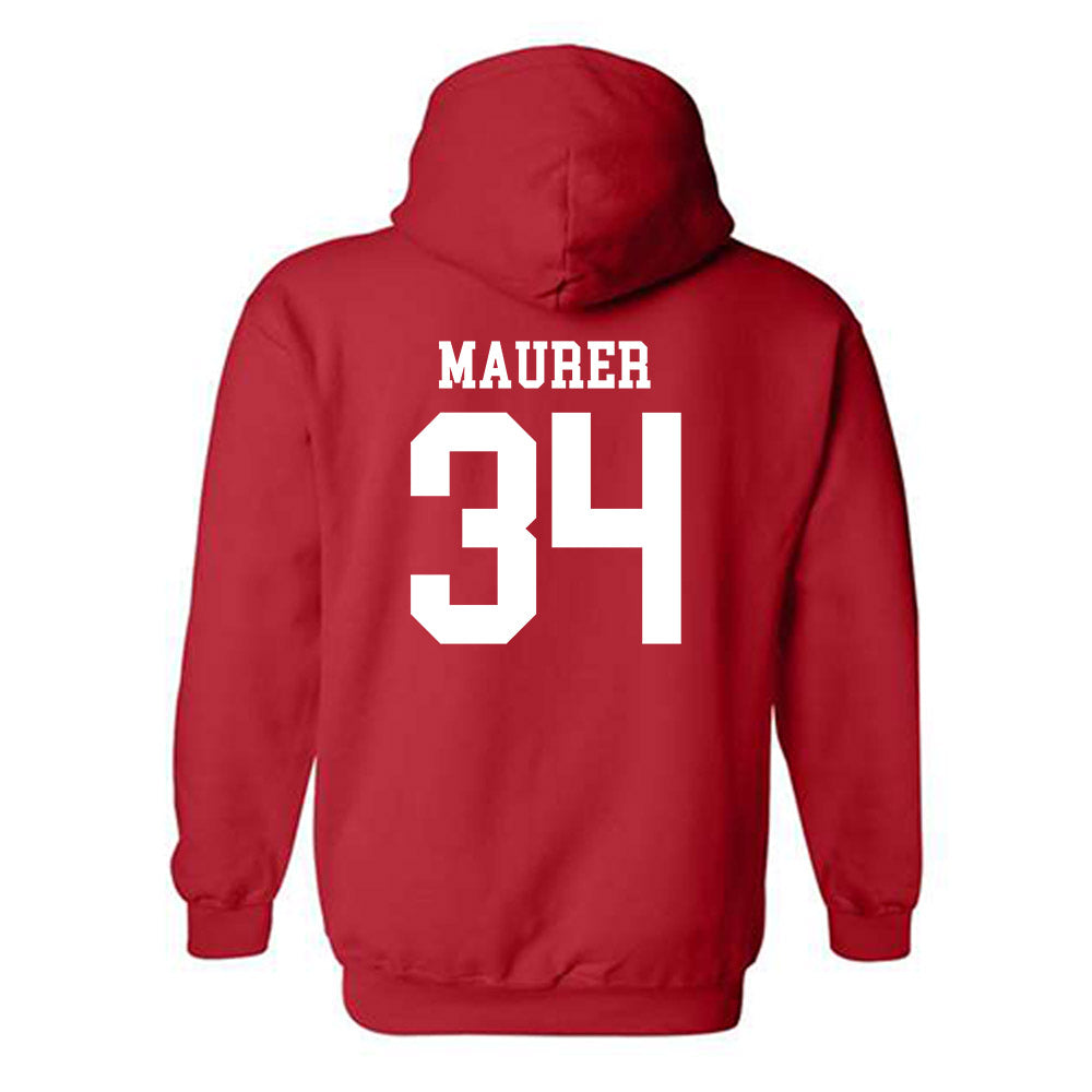 Seattle - NCAA Men's Basketball : Austin Maurer - Classic Shersey Hooded Sweatshirt-1