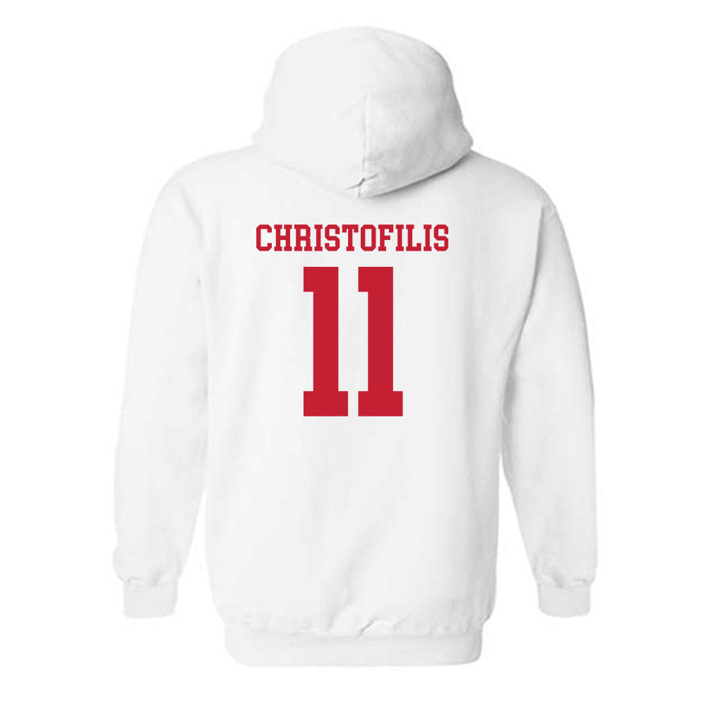 Seattle - NCAA Men's Basketball : John Christofilis - Hooded Sweatshirt Classic Shersey