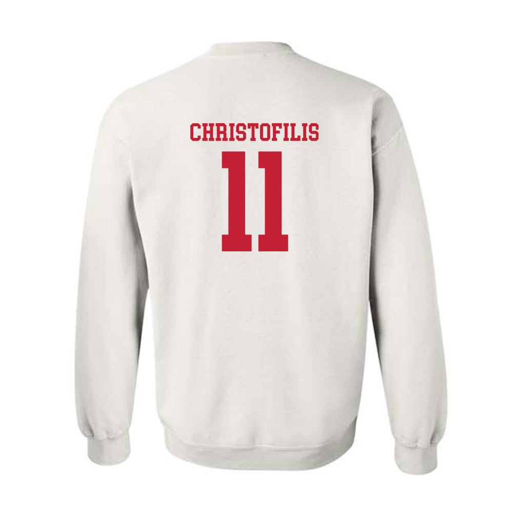 Seattle - NCAA Men's Basketball : John Christofilis - Crewneck Sweatshirt Classic Shersey